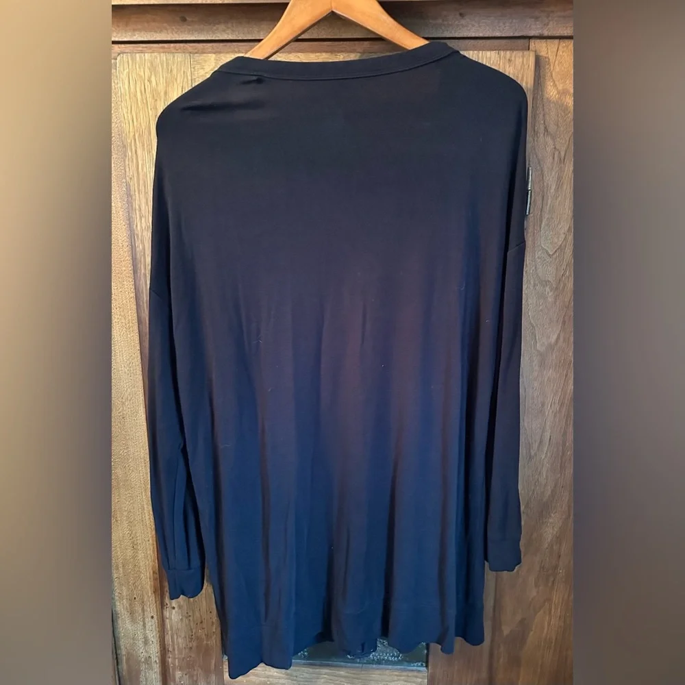 EUC Women’s Kyte Bamboo Jersey Cardigan in Midnight Size XL. - Picture 3 of 6